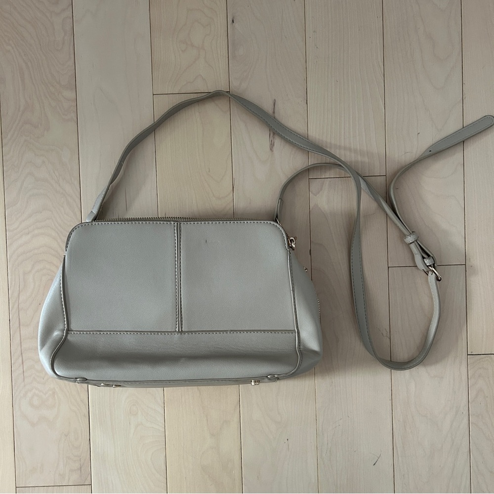 Taupe Tan Crossbody Purse